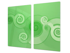 Induktionskochfeldabdeckung 60D14: Grünes Motiv