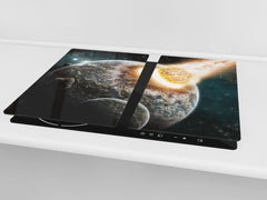 Panneau de cuisine en verre trempé D09 Autre: Cosmos 8