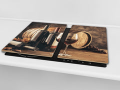 Induktionskochfeldabdeckung 60D04: Weinflaschen 2