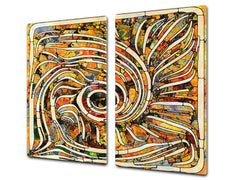 Tabla de cortar - Cubierta de la placa de inducción D04 Serie Bebidas: Cerezas 7