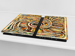 Tabla de cortar - Cubierta de la placa de inducción D04 Serie Bebidas: Cerezas 7