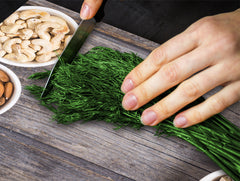 Tempered GLASS Cutting Board 60D16: Nuts