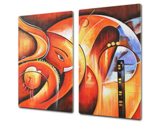 Tabla de cortar - Cubierta de la placa de inducción D04 Serie Bebidas: Cerezas 7