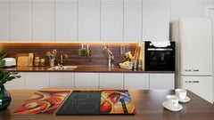 Tabla de cortar - Cubierta de la placa de inducción D04 Serie Bebidas: Cerezas 7