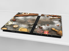 TEMPERED GLASS CHOPPING BOARD 60D13: Baking cookies