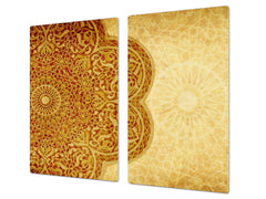 Placa de cocina de cristal 60D21: Rosa marroquí 1