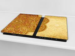 Placa de cocina de cristal 60D21: Rosa marroquí 1