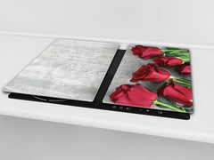 Arbeitsplattenschoner 60D06B: Rote Rose 2