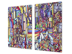 Glaskochfeld 60D19: Buntglas 2