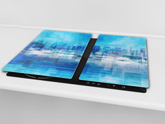 Glass Cutting Board and Worktop Saver 60D12: A city in the picture