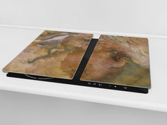 Chopping Board - Induction Cooktop Cover D21 Marbles 1 Series: Italian granite