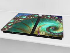 Glass stove top 60D19: Space vortex