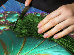 Glass stove top 60D19: Space vortex