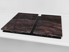 Chopping Board - Induction Cooktop Cover - Glass Cutting Board D22 Marbles 2 Series: Italian marble