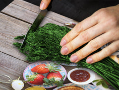 Tempered GLASS Cutting Board 60D16: Sweet breakfast 1