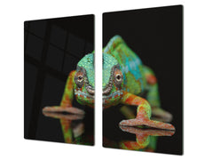 Tempered GLASS Cutting Board 60D01: Chameleon 2