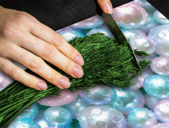 UNIQUE Tempered GLASS Kitchen Board –Scratch Resistant Glass Cutting Board –Glass Countertop MEASURES: SINGLE: 60 x 52 cm (23,62” x 20,47”); DOUBLE: 30 x 52 cm (11,81” x 20,47”); D29 Colourful Variety Series: Shiny pearls 2