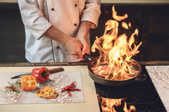 Schneidbrett aus Hartglas und schützende Arbeitsoberfläche D04 Drinks Series: Cherries 7