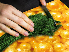 UNIQUE Tempered GLASS Kitchen Board –Scratch Resistant Glass Cutting Board –Glass Countertop MEASURES: SINGLE: 60 x 52 cm (23,62” x 20,47”); DOUBLE: 30 x 52 cm (11,81” x 20,47”); D29 Colourful Variety Series: Shiny yellow surface