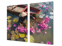 Worktop saver and Pastry Board 60D08: A collection of lotus