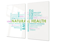 Induktionskochfeldabdeckung 60D17: Beschriftung 2