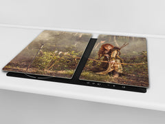 Glass Pastry Board 60D18: Robin Hood's girlfriend