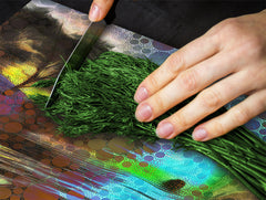 Glass stove top 60D19: A colorful picture