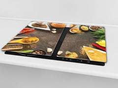 Induction Cooktop Cover Kitchen Board 60D03B: Colorful spices 1