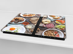 Tempered GLASS Cutting Board 60D16: Breakfast 4