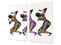 Glass Cutting Board 60D15: Egyptian women's