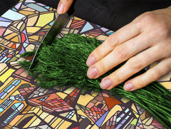 Glaskochfeld 60D19: Buntglas