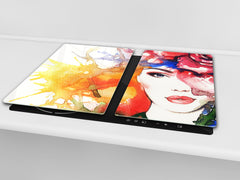 Glass stove top 60D19: Woman 12