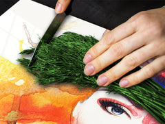 Glass stove top 60D19: Woman 12