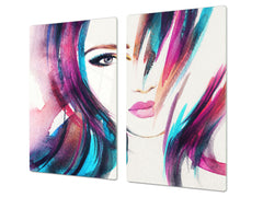 Glass stove top 60D19: Woman 11