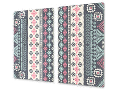 Chopping Board - Induction Cooktop Cover D14 Patterns and Mandalas Series: Texture 148