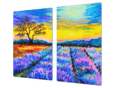 Resistant Glass Cutting Board 60D05B: Heather field