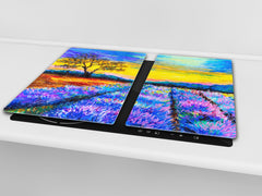 Resistant Glass Cutting Board 60D05B: Heather field