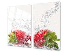 KITCHEN BOARD & Induction Cooktop Cover D07 Fruits and vegetables: Strawberry 30