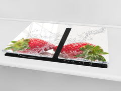 KITCHEN BOARD & Induction Cooktop Cover D07 Fruits and vegetables: Strawberry 30