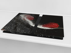 KITCHEN BOARD & Induction Cooktop Cover D07 Fruits and vegetables: Strawberry 26