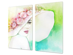 Resistant Glass Cutting Board 60D05B: Woman 7