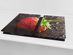 KITCHEN BOARD & Induction Cooktop Cover D07 Fruits and vegetables: Strawberry 19