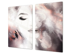 Glass stove top 60D19: Woman 5