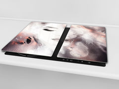 Glass stove top 60D19: Woman 5