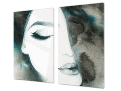 Glass stove top 60D19: Woman 4