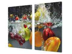 Worktop saver and Pastry Board 60D02: Fruit in water