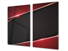 Tabla de cortar de CRISTAL templado D01 Serie abstracta: Textura 9