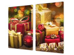 Cubre vitro resistente a golpes y arañazos ; Serie Navidad D20 Regalos de Navidad