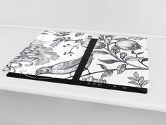 Tagliere in vetro temperato; D15 Serie Disegni: Disegno 52