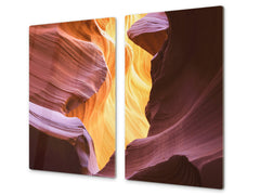 Tempered GLASS Cutting Board D01 Abstract Series: Rock